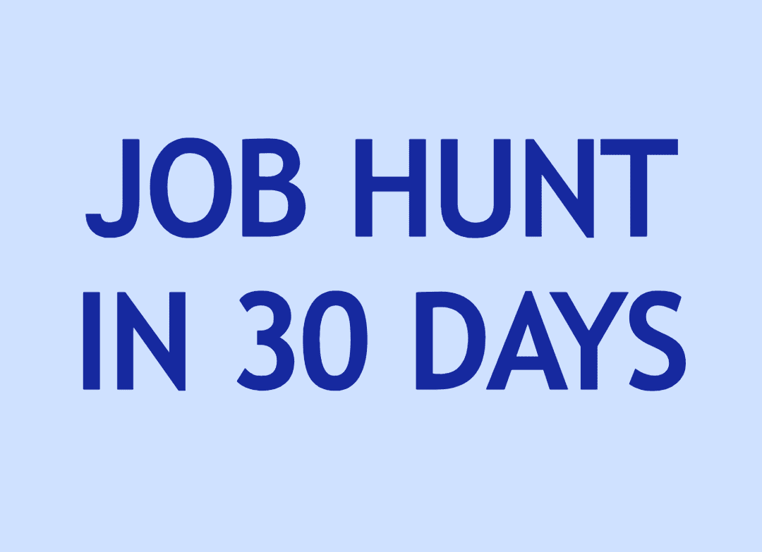 JOB_HUNT_IN_30_DAYS JOB_HUNT_IN_30_DAYS